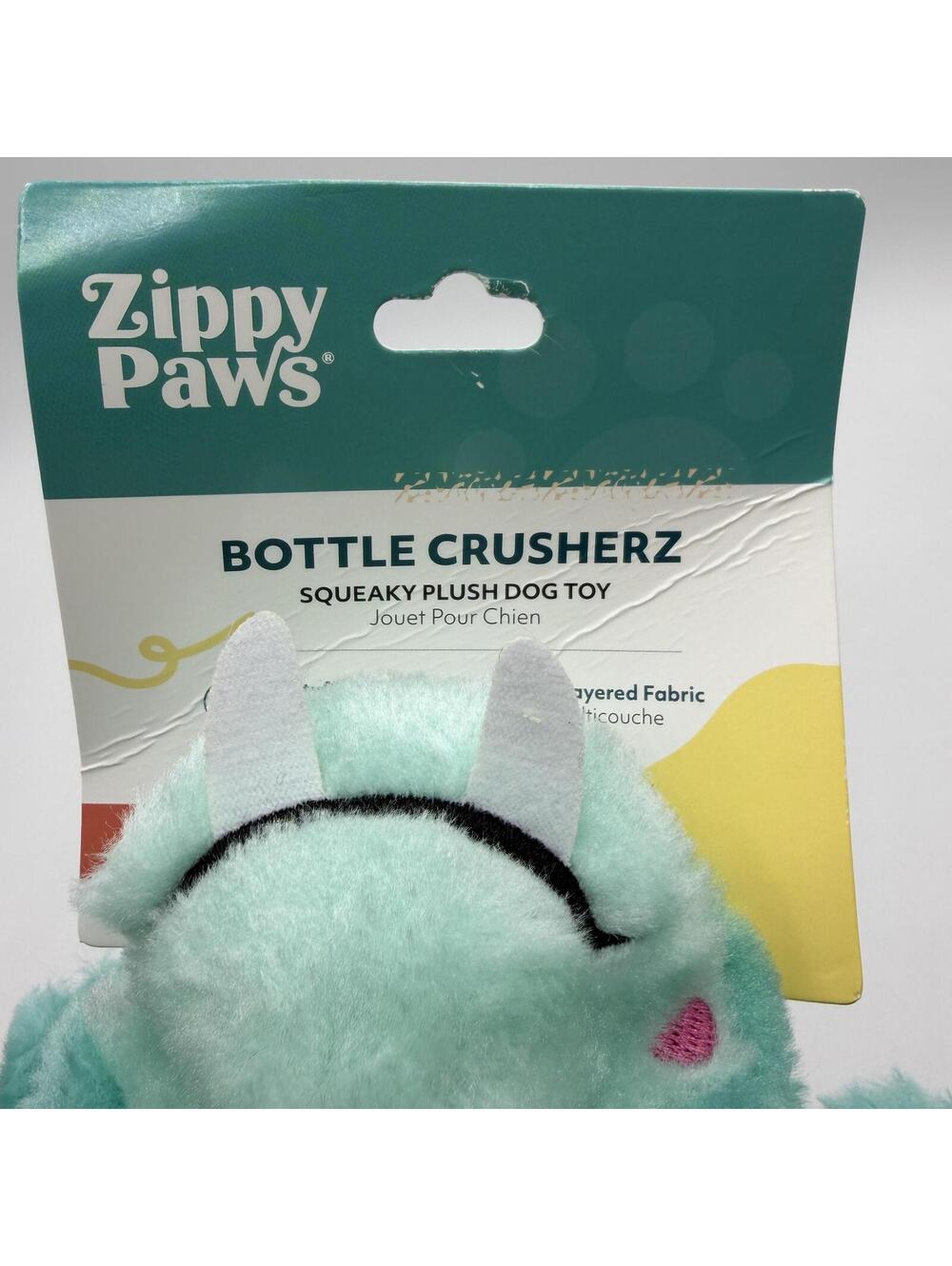 ZippyPaws Crusherz Replaceable Plastic Squeaker Bottle Dog Toy Walrus Zippy Paws - Picture 5 of 6